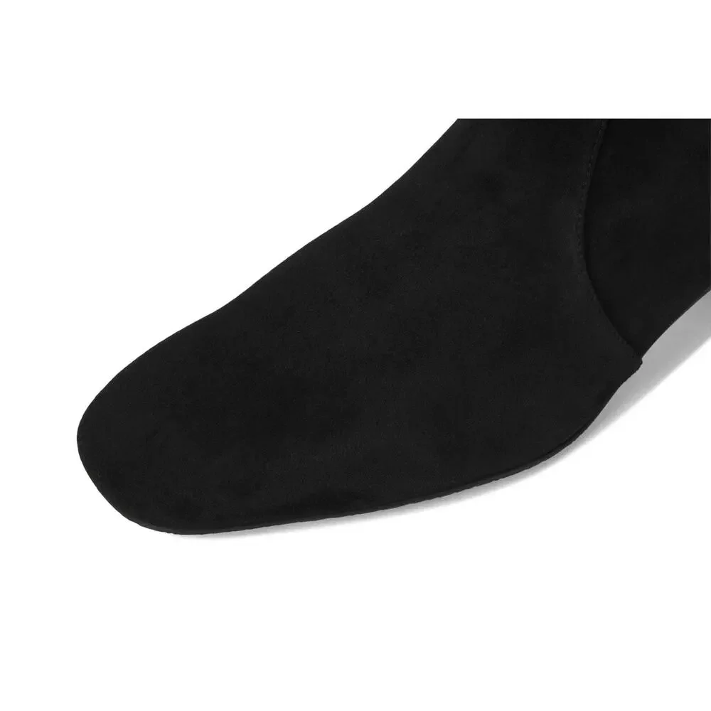STUART WEITZMAN WOMEN'S MAEVE BOOTIE, BLACK, 9.5, MEDIUM